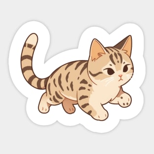 Cute American Shorthair Cat Sticker